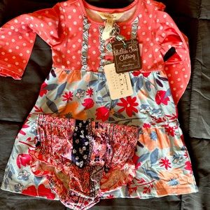 Matilda Jane dress and diaper cover